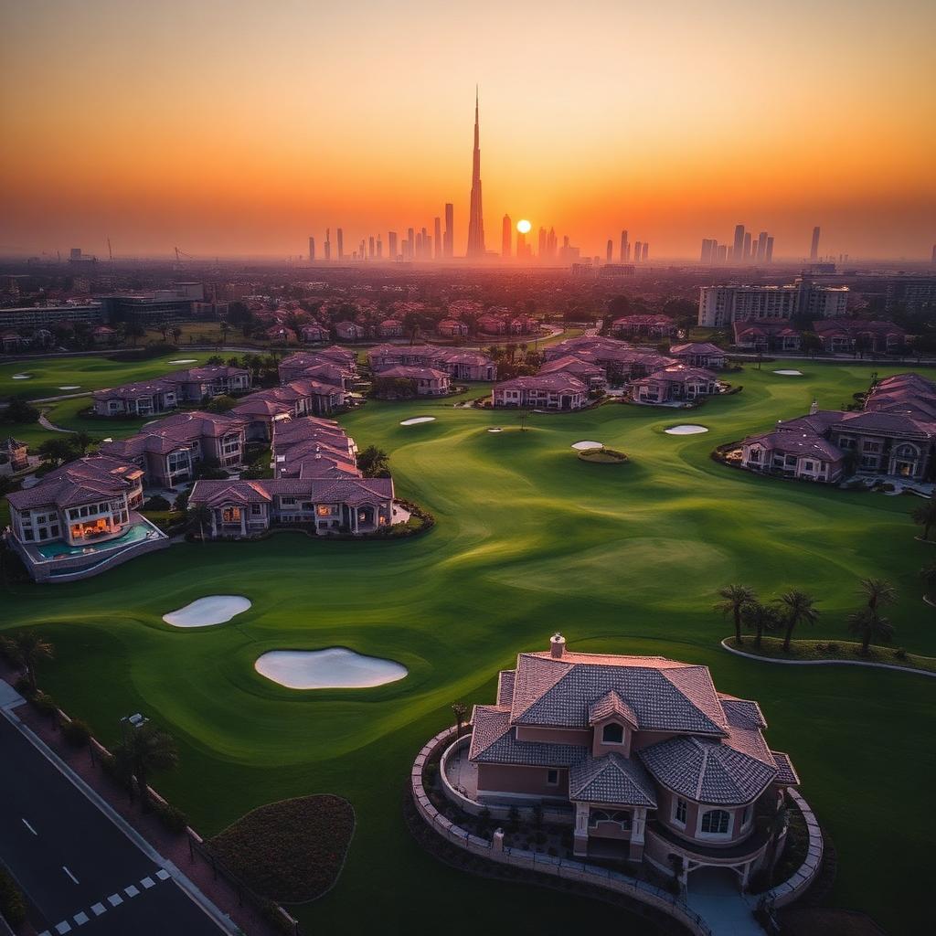 Dubai Hills Estate. Championship fairways & branded villas